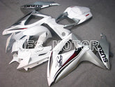 Suzuki GSXR600 GSXR750 2008-2010 Injection ABS Fairing - Factory Style - White Silver - MFS5104